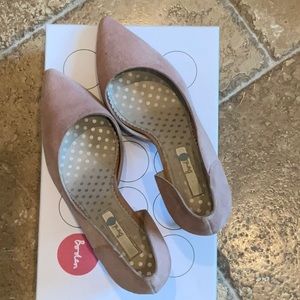 Boden Dusty Rose Suede High Heals